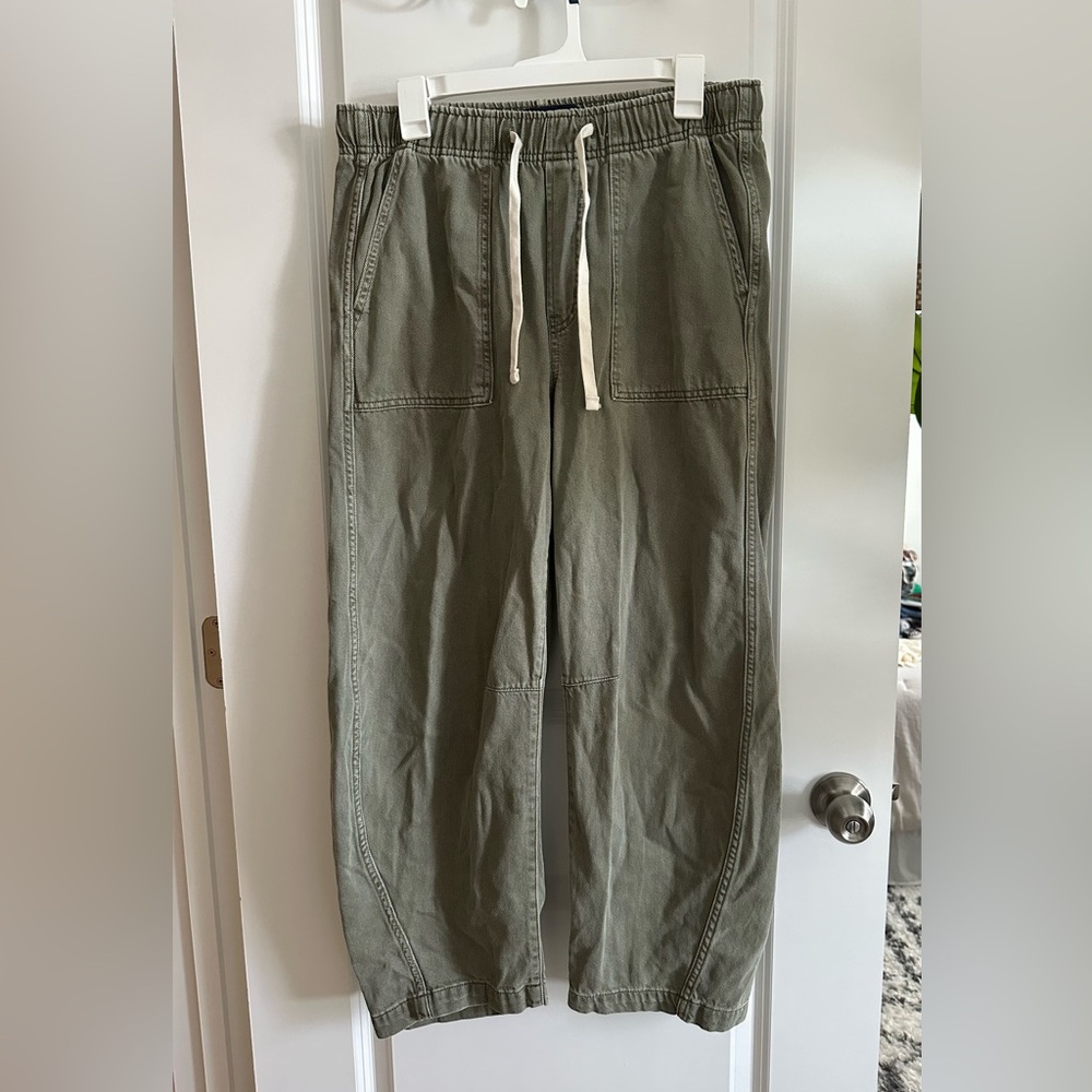 GAP Mid-Rise Soft Barrel Jeans Light blue
